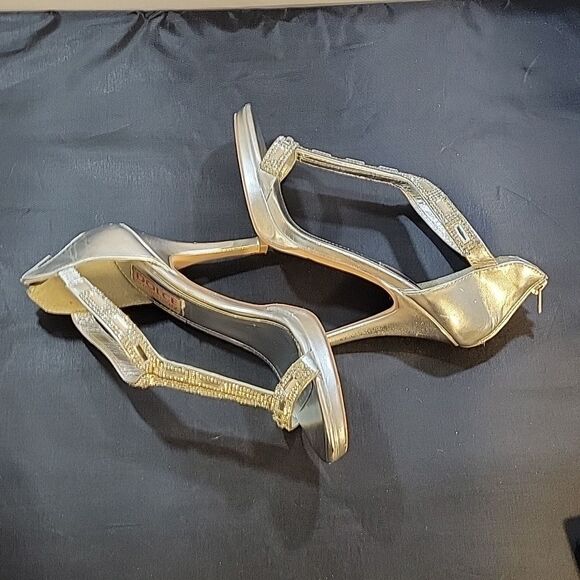 DOLCE BY MOJO MAXY JEWEL EMBELLISHMENTS ROUND TOE HIGH HEEL STILETTOS SANDAL - Picture 6 of 14